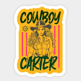 Ride the range with Cowboy Carter! Sticker